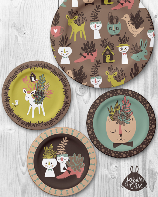 Terrarium Plates